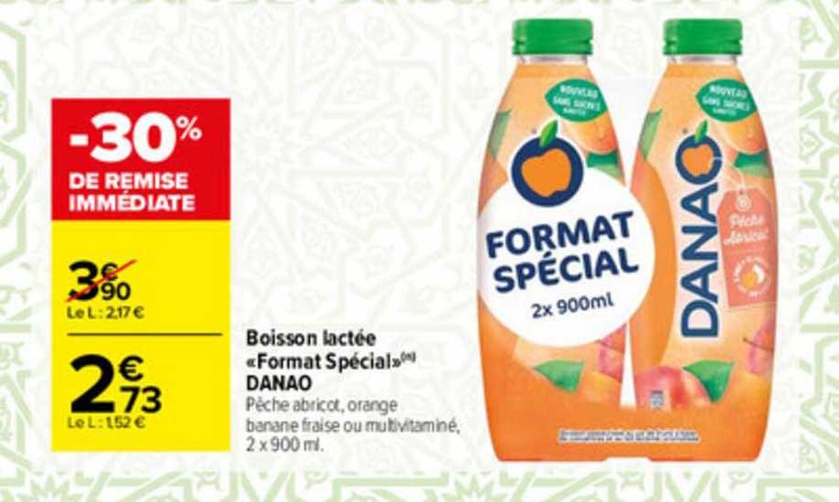 boisson lactée «format spécial» danao