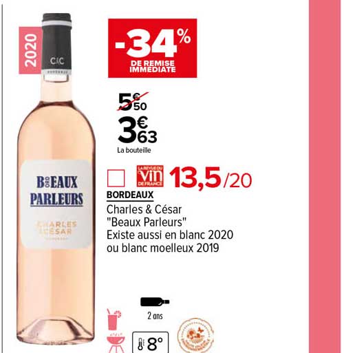 bordeaux charles & césar "beaux parleurs"