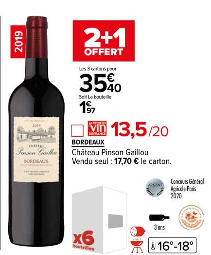 bordeaux château pinson gaillou