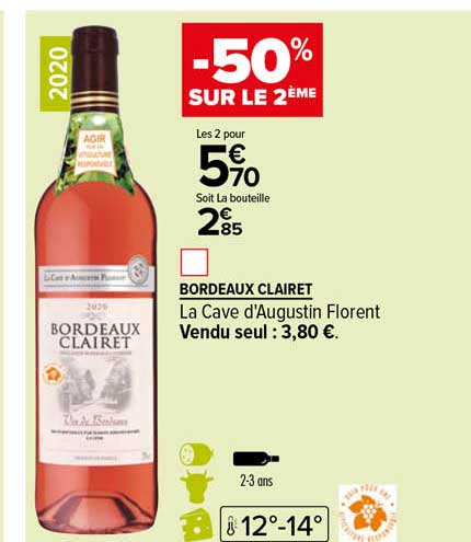 bordeaux clairet la cave d'augustin florent