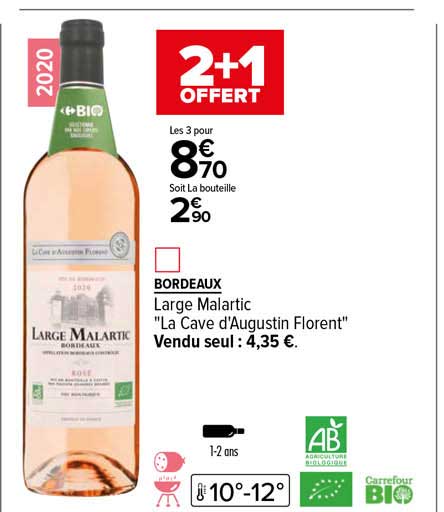 bordeaux large malartic "la cave d'augustin florent"