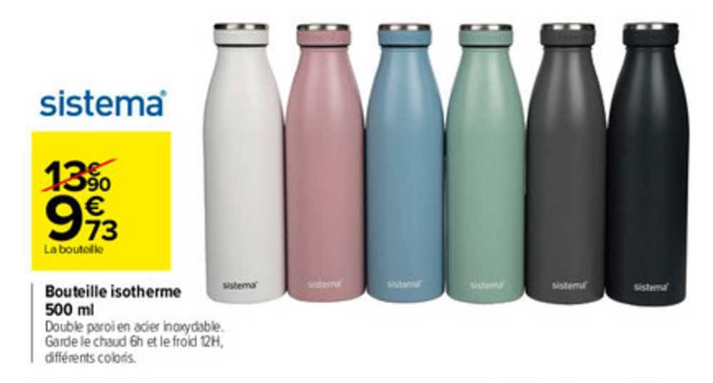 Bouteille Isotherme 500 Ml Sistema