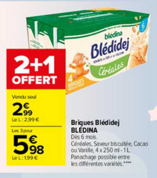 Brique Blédidej Blédina