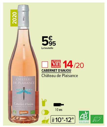 cabernet d'anjou château de plaisance