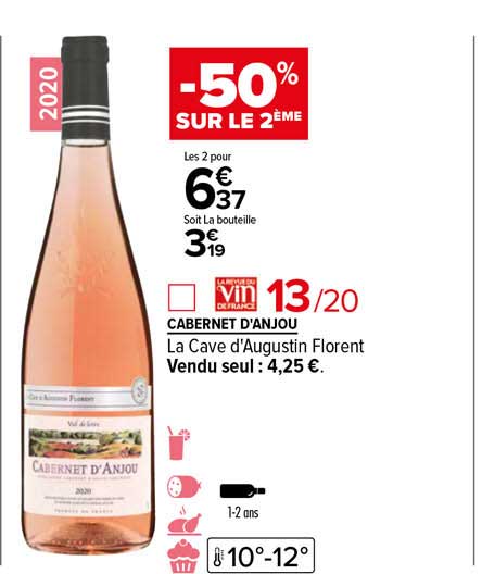 cabernet d'anjou la cave d'augustin florent
