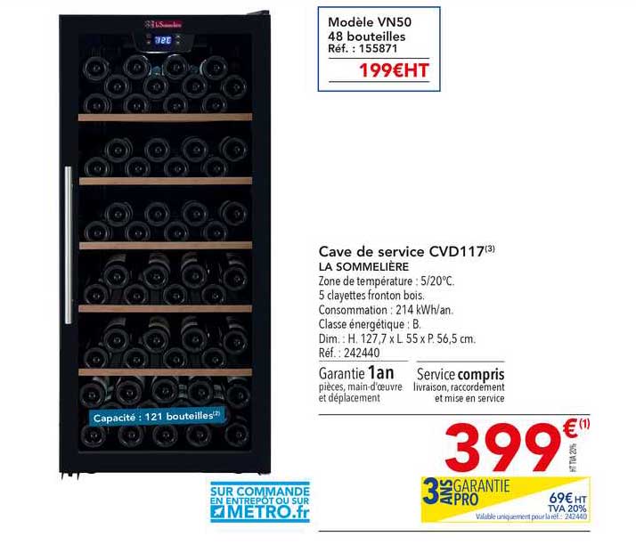 cave de service cvd117 la sommelière