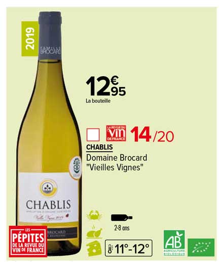 chablis domaine brocard "vieilles vignes"
