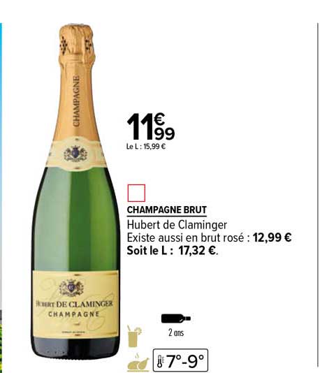 champagne brut hubert de claminger