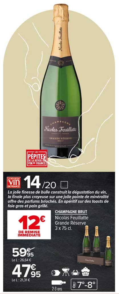champagne brut nicolas feuillatte