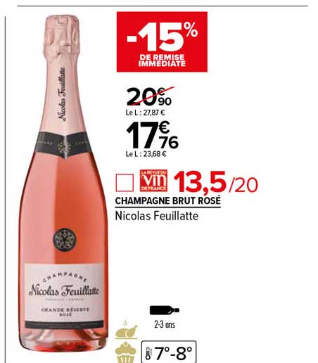 Champagne Brut Rosé Nicolas Feuillatte