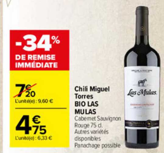 chili miguel torres bio las mulas