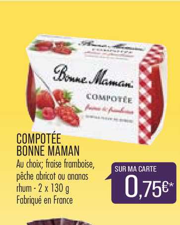 compotée bonne maman
