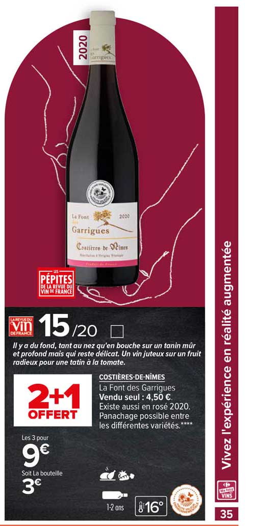 costières-de-nîmes la font des garrigues