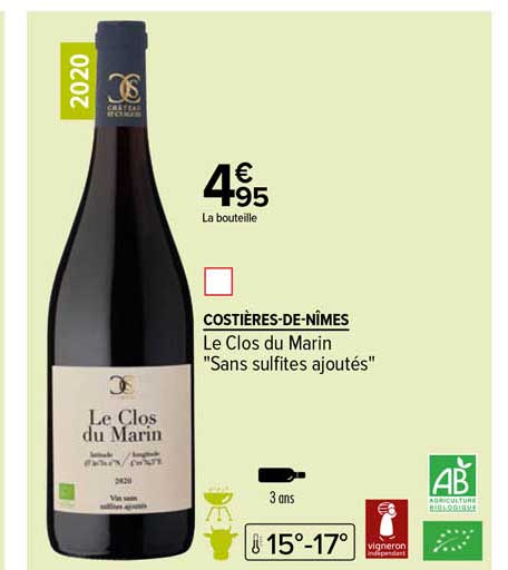 costières-de-nîmes le clos du marin