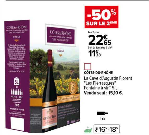 côte-du-rhône la cave d'augustin florent