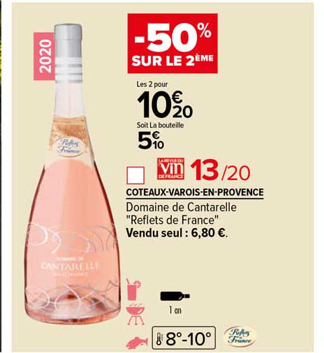 coteaux-varois-en-provence domaine de cantarelle "reflets de france"