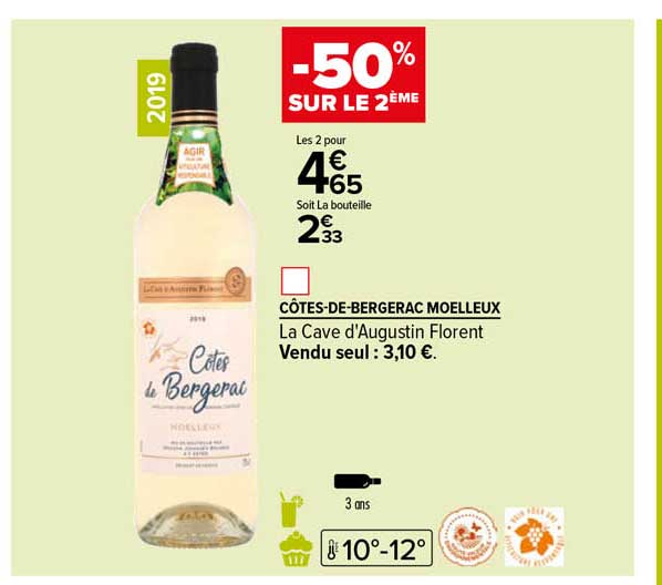 côtes-de-bergerac moelleux la cave d'augustin florent