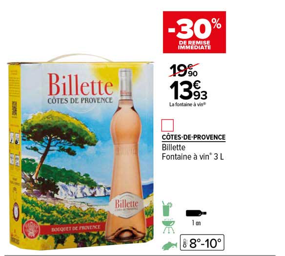 côtes-de-provence billette