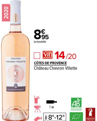 côtes-de-provence château chevron villette