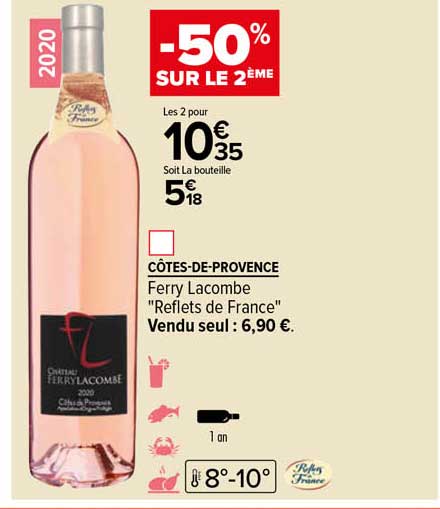 côtes-de-provence ferry lacombe "reflets de france"