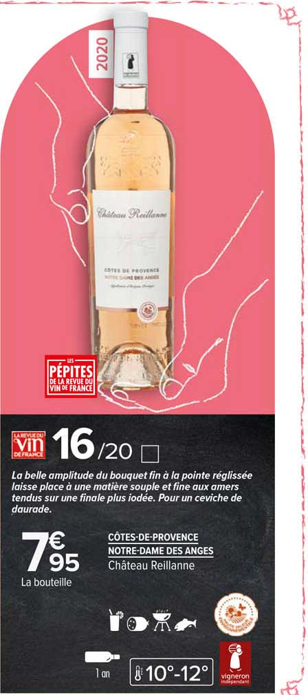 côtes-de-provence notre dame des anges château reillanne