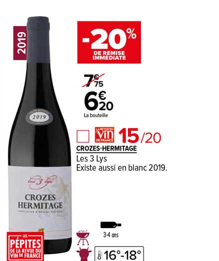 crozes-hermitage les 3 lys