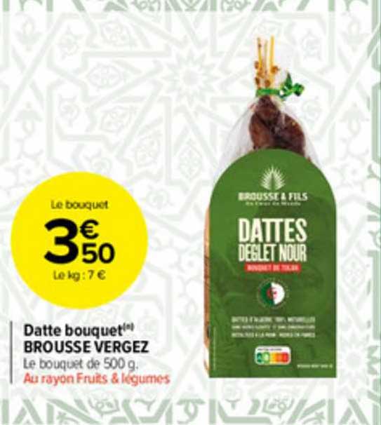 datte bouquet brousse vergez