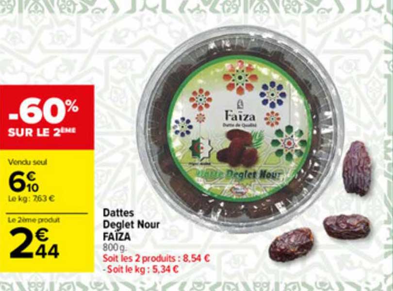 dattes deglet nour faïza