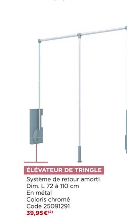 élévateur de tringle