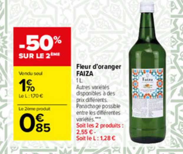 fleur d'oranger faïza