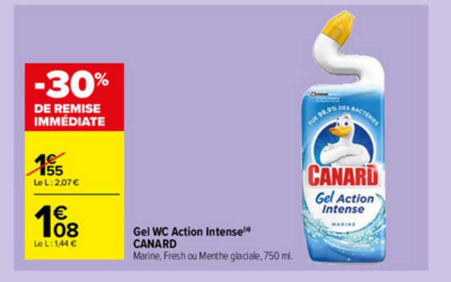 Gel Wc Action Intense Canard