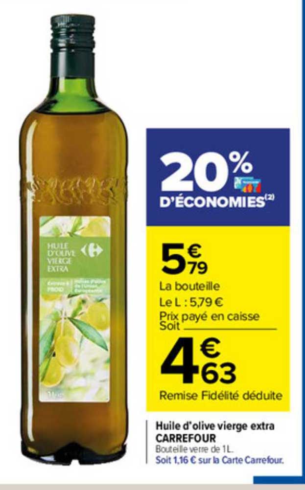 Huile D'olive Vierge Extra Carrefour