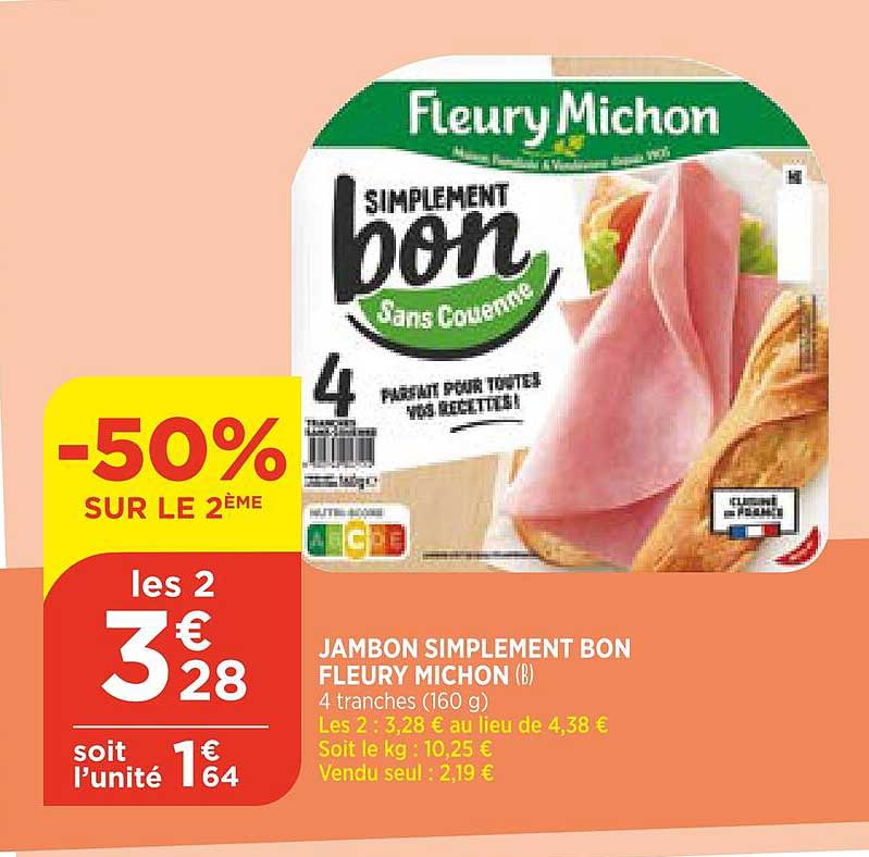 jambon simplement bon fleury michon