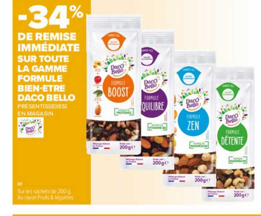 la gamme formule bien-être daco bello