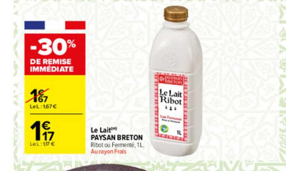 le lait paysan breton