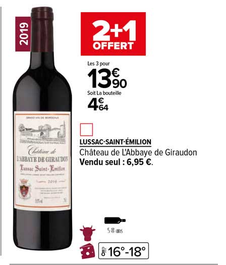 lussac-saint-émilion château de l'abbaye de giraudon