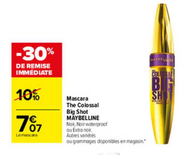 mascara the colossal big shot maybelline
