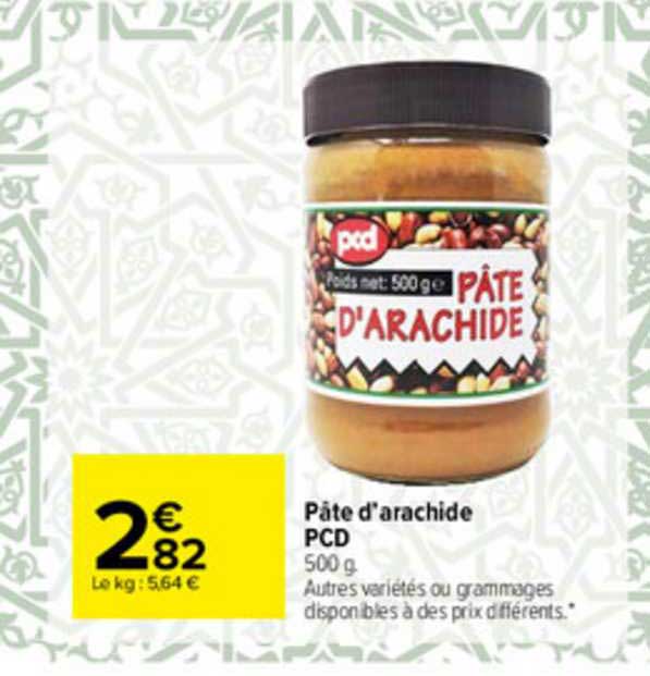 Pâte D'arachide Pcd