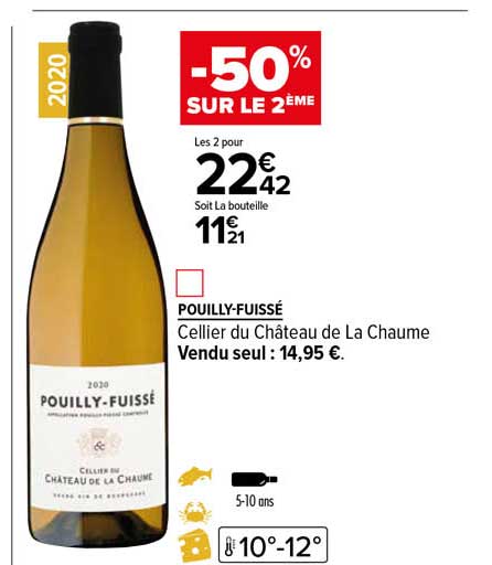 pouilly-fuissé cellier du château de la chaume