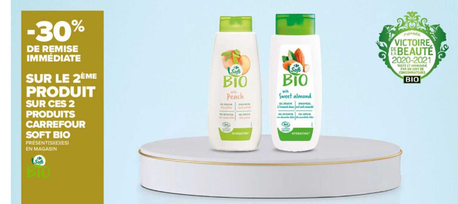 Produits Carrefour Soft Bio