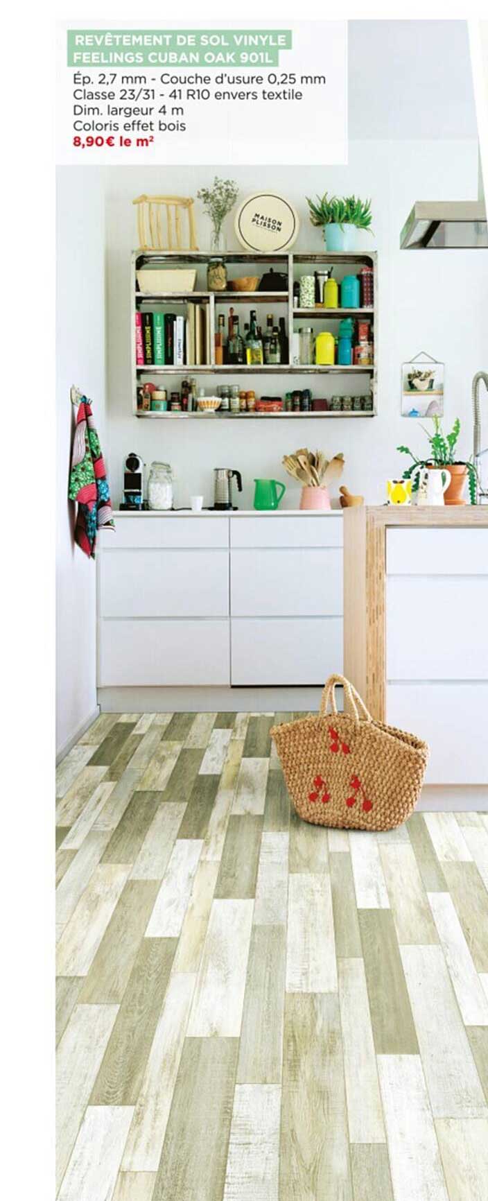 Revêtement De Sol Vinyle Feelings Cuban Oak 901l