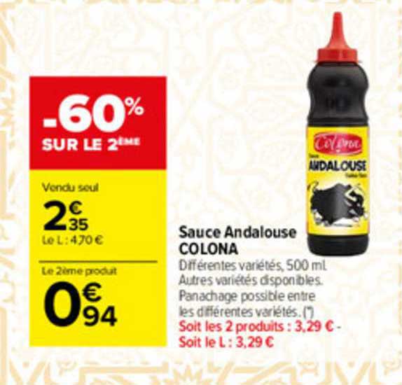 sauce andalouse colona