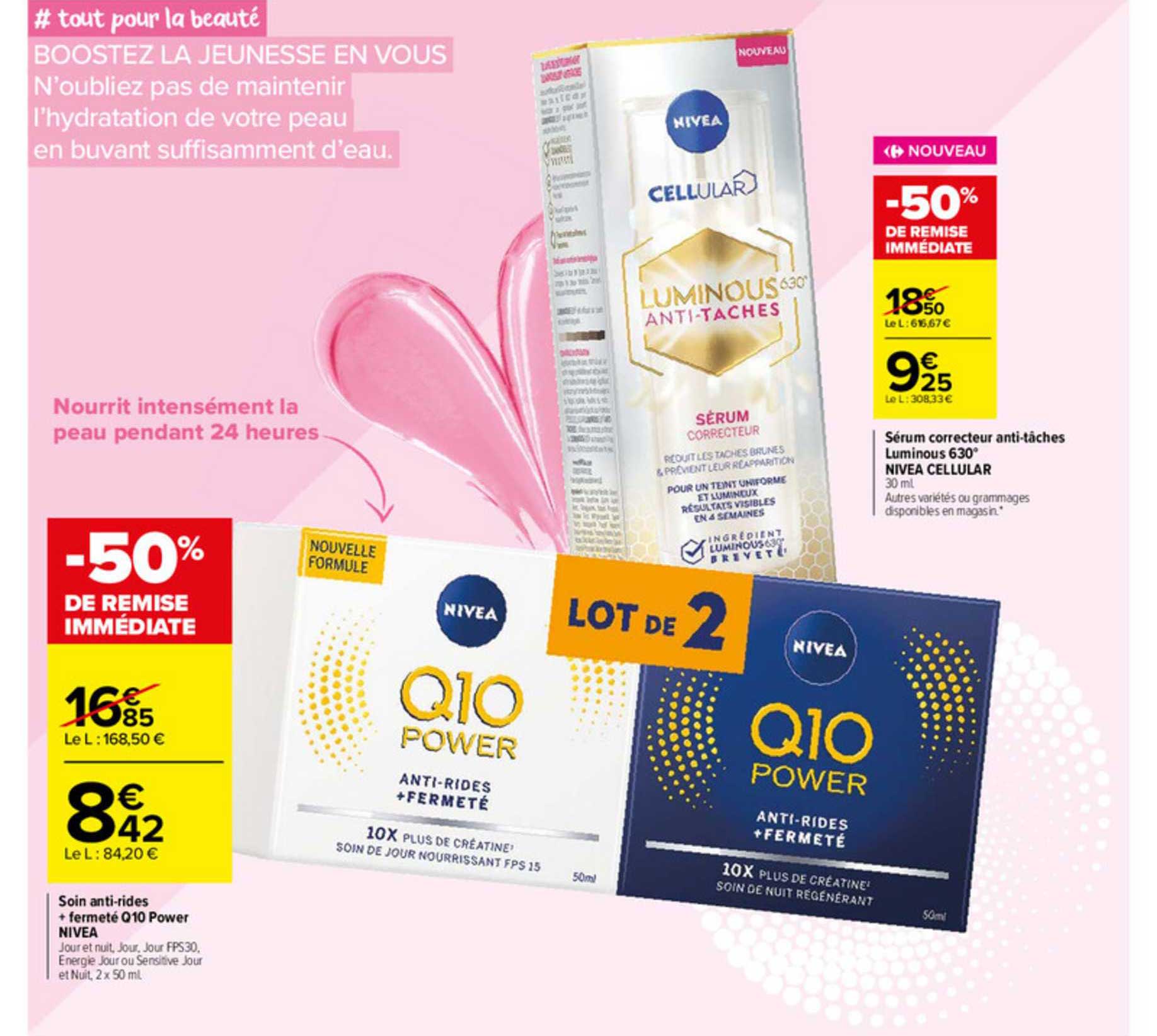 Sérum Correcteur Anti-tâches Lumineux 630° Nivea Cellular