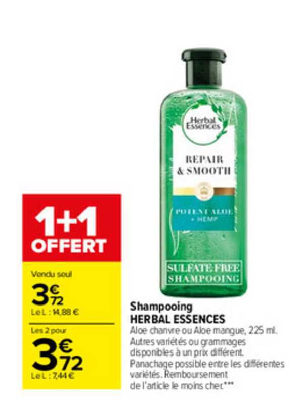 shampooing herbal essences