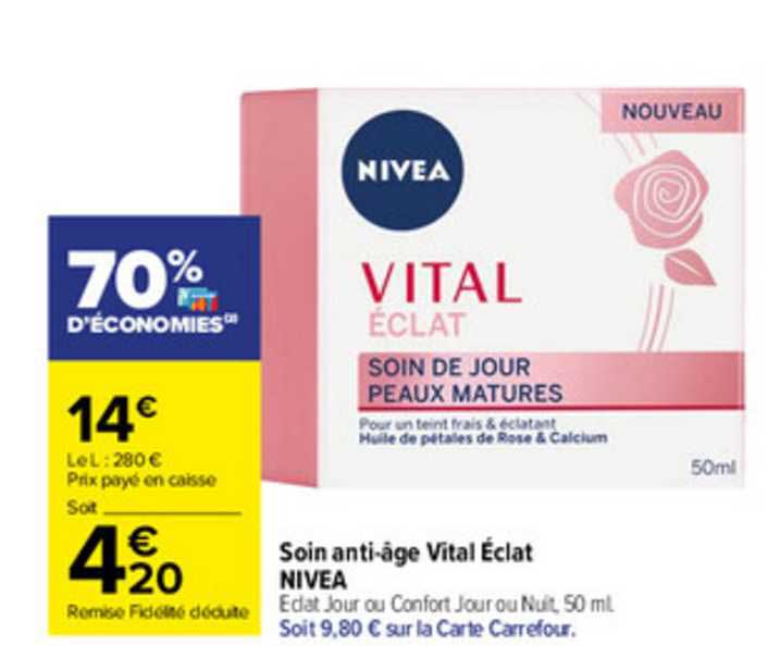 Soin Anti-âge Vital éclat Nivea