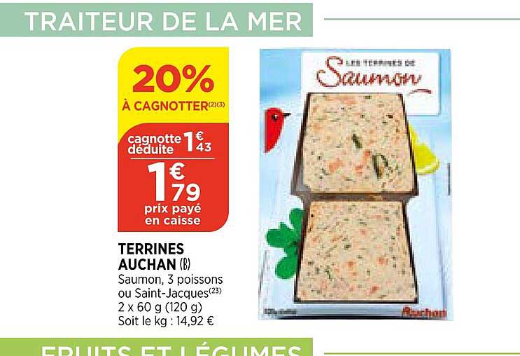 Terrines Auchan