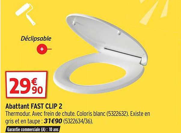 Abattant Fast Clip 2