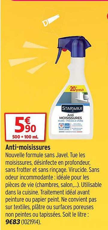 anti-moisissures starwax