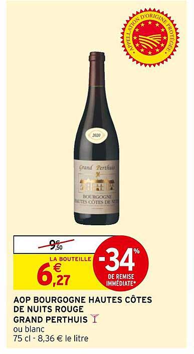 aop bourgogne hautes côtes de nuits rouge grand perthuis