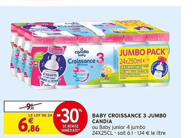 Baby Croissance 3 Jumbo Candia